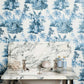 Sumatra Wallpaper - Off-White & Azure - House of Hackney - 1-WA-SUM-DI-W&A-XXX