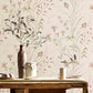 Summer Harvest Wallpaper - Claret/Olive - Sanderson - DEBB216495