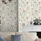 Summer Palace Wallpaper - Sage & Apricot - Laura Ashley - 120133 - Premier Wallcovering