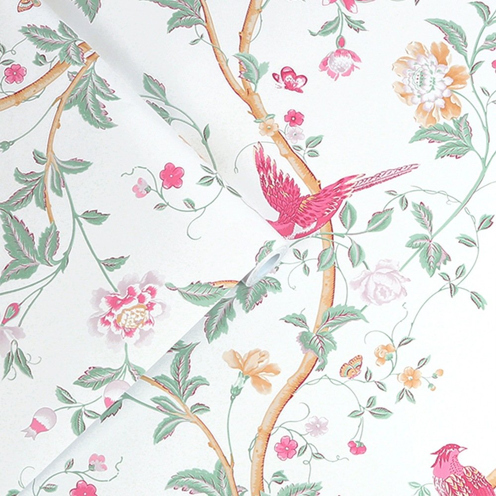 Summer Palace Wallpaper - Peony - Laura Ashley - 115254 - Premier Wallcovering