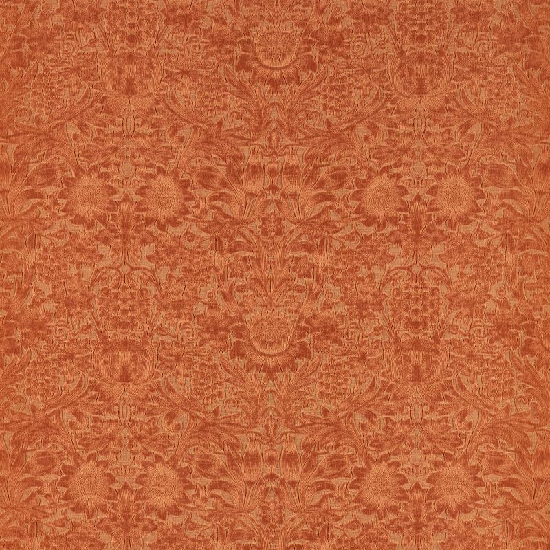 Sunflower Caffoy Velvet Fabric - Redhouse - Morris & Co - 237281 - Premier Wallcovering