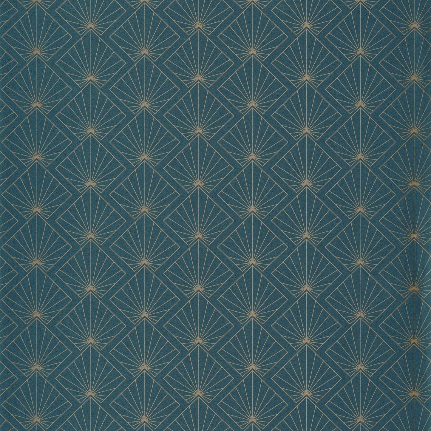 Sunrise Wallpaper - Teal Blue - Caselio - 101236100