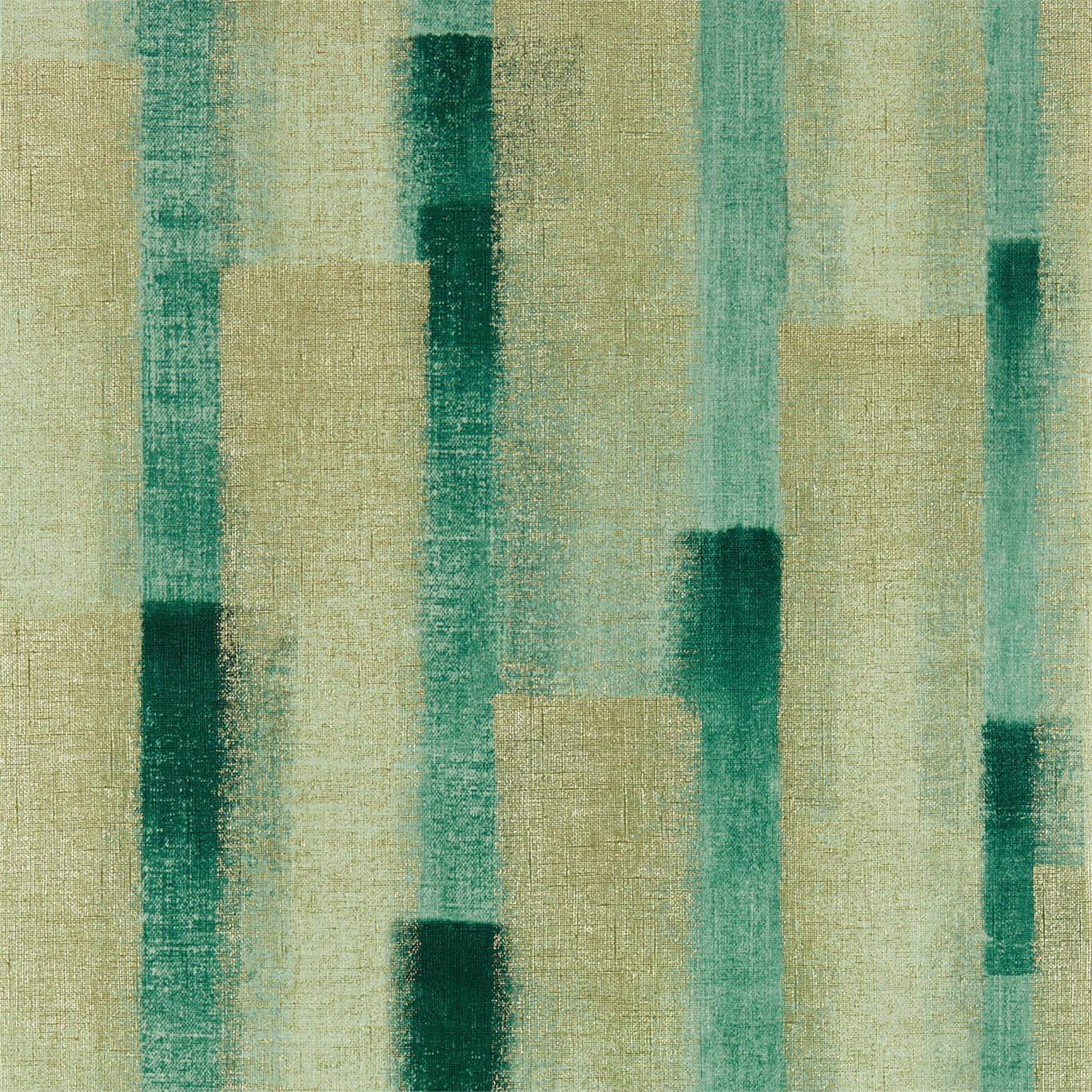 Suzuri Wallpaper - Emerald - Harlequin - HM6W112201 - Premier Wallcovering