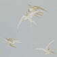 Swallows Wallpaper - Silver - DVIWSW104 - Sanderson