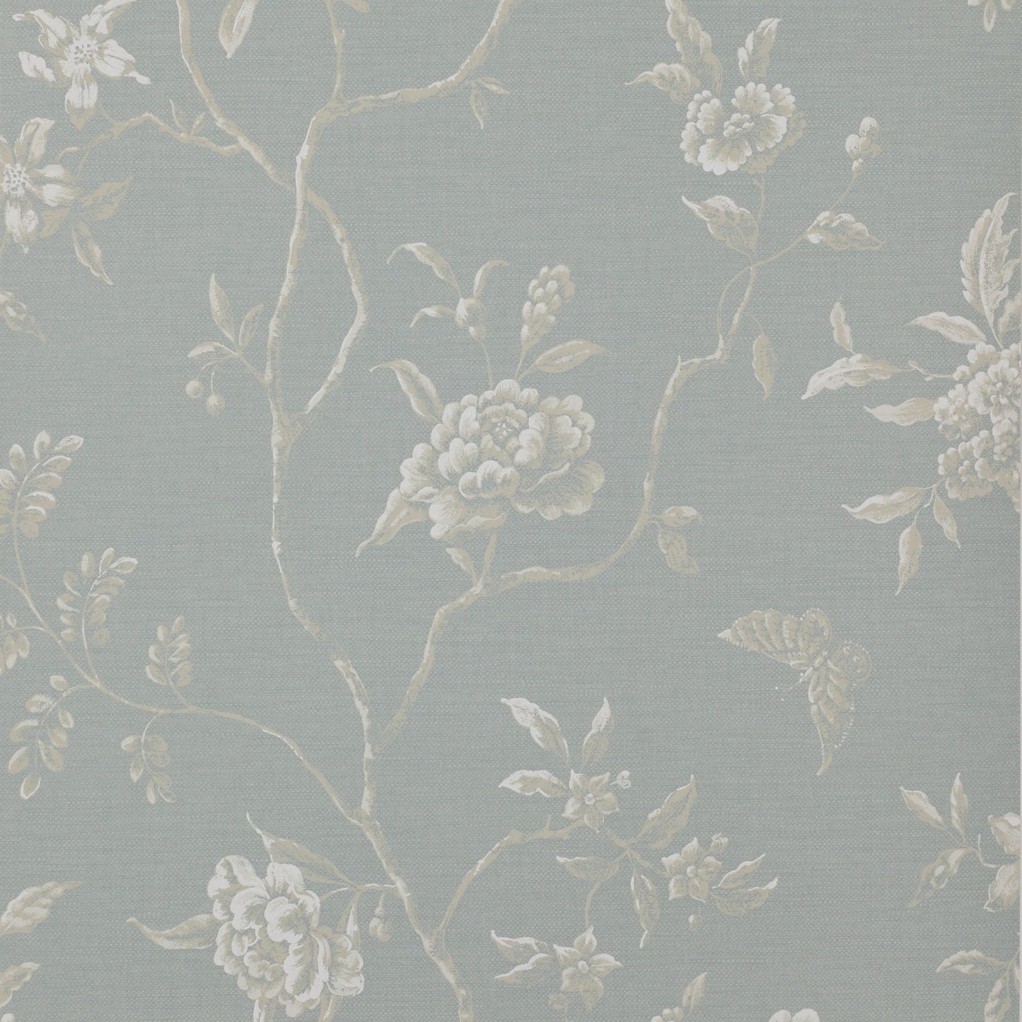 Swedish Tree Wallpaper - Old Blue - Colefax & Fowler - 07165/03 - Premier Wallcovering