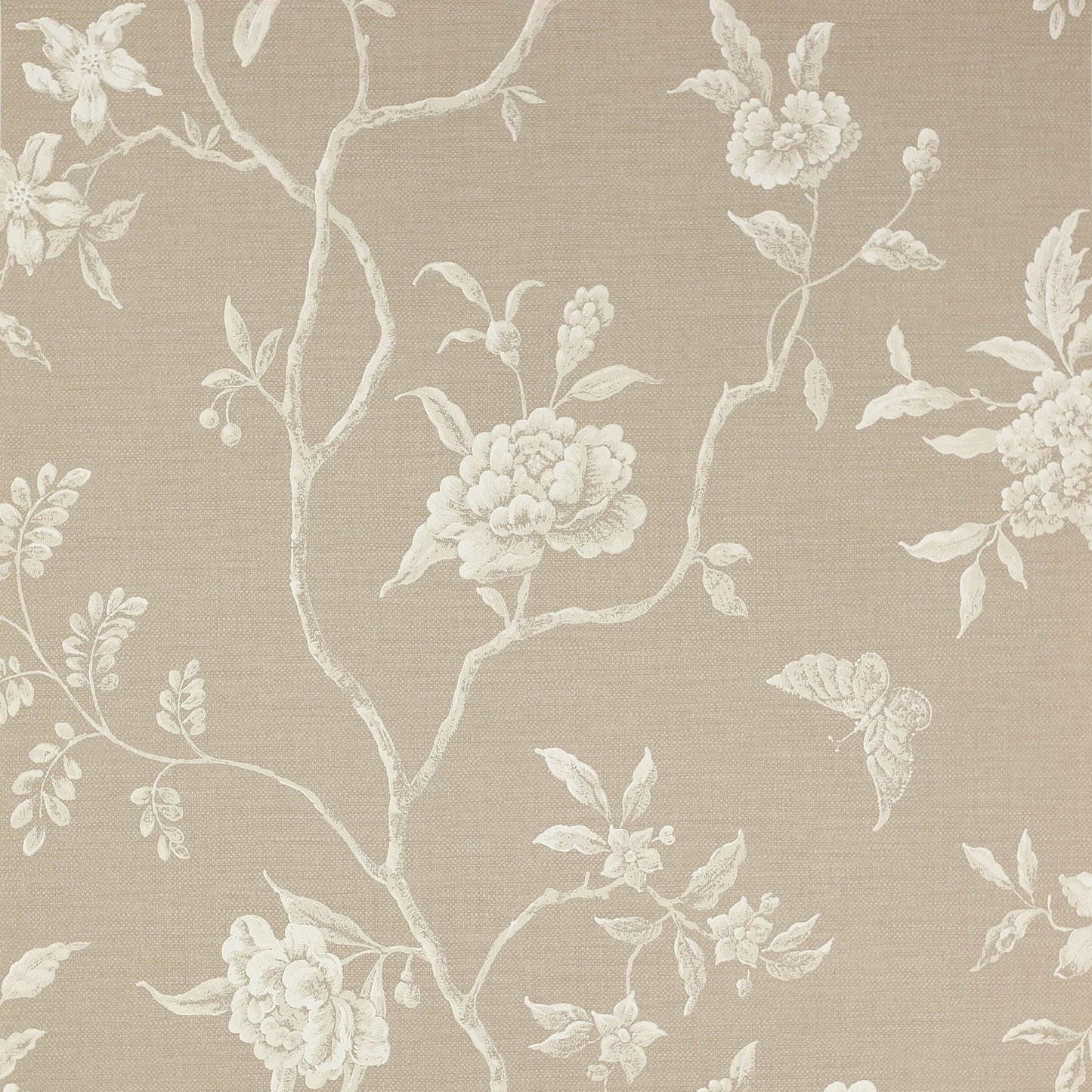 Swedish Tree Wallpaper - Flax - Colefax & Fowler - 07165/06 - Premier Wallcovering