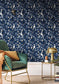 Sweet Feathers Wallpaper - Midnight Blue - Caselio - 102626220