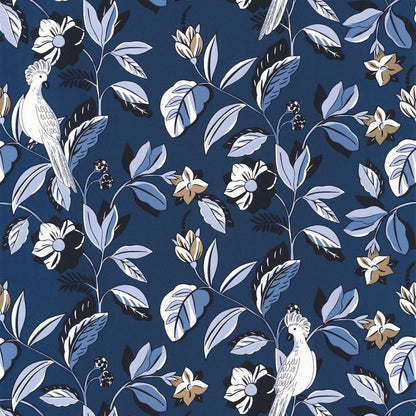 Sweet Feathers Wallpaper - Midnight Blue - Caselio - 102626220