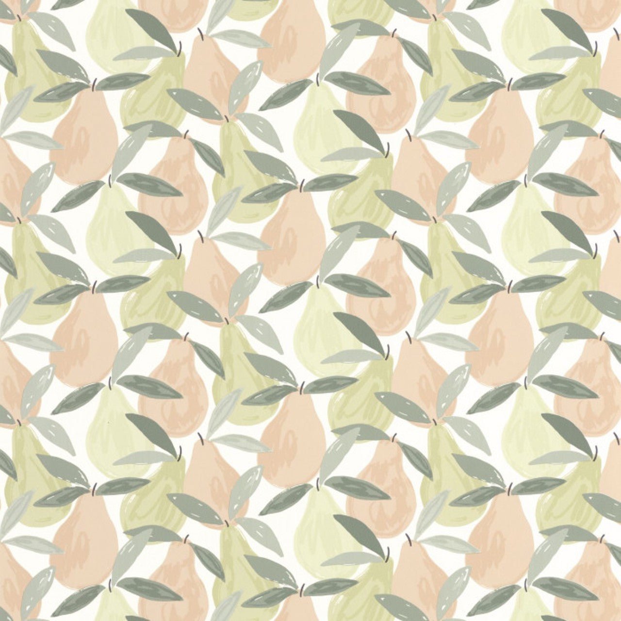 Sweet Pear Once Upon A Time Wallpaper - Vert Amande - Casadeco - 88357492 - Premier Wallcovering
