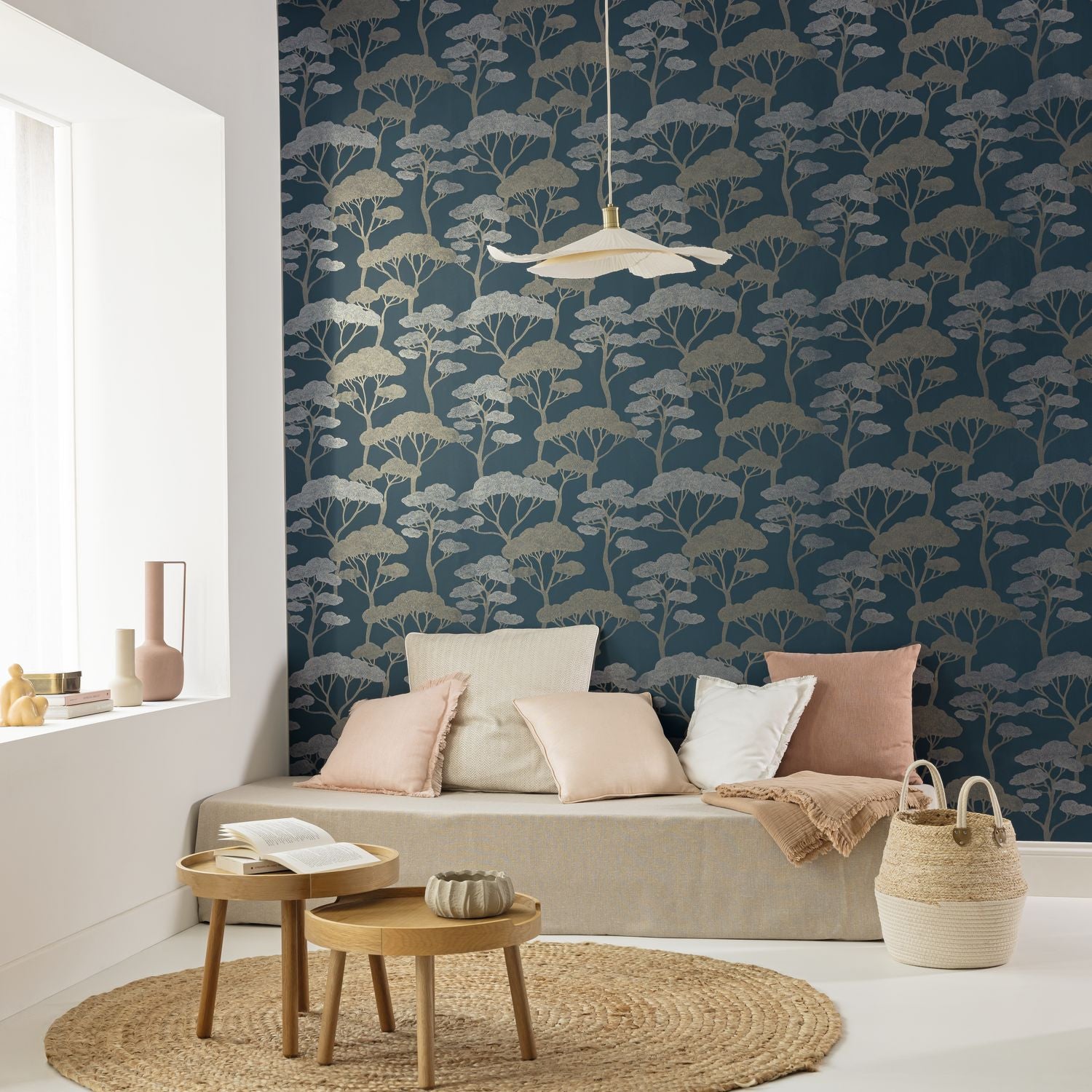 Sweet Wallpaper - Bleu Irise - Caselio - 106626010