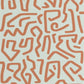 Symbol Milano Sixties Wallpaper - Amande And Rouille - Casadeco - 89357337 - Premier Wallcovering
