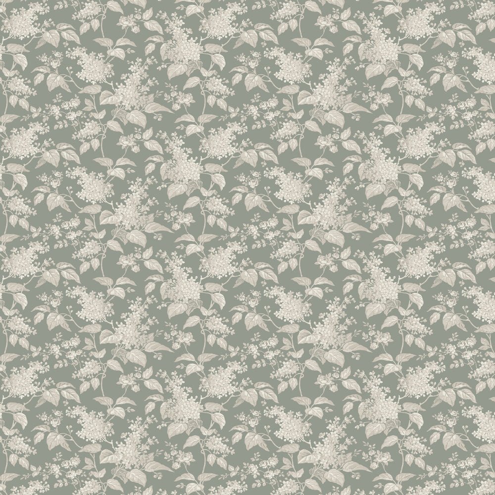 Syren Wallpaper - Dark Green - Boråstapeter - 6963 - Premier Wallcovering