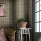 Tailor´s Tweed Wallpaper - Dark Olive Green - Boråstapeter - 3577 - Premier Wallcovering