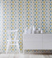 Taimi Wallpaper - Seaglass / Chalk / Honey - NFIK111126 - Scion