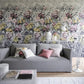 Tapestry Flower Wallpaper - Platinum - PDG1153/04 - Designers Guild