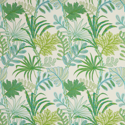 Tara Fabric - Turquoise - Manuel Canovas - 04938/01 - Premier Wallcovering