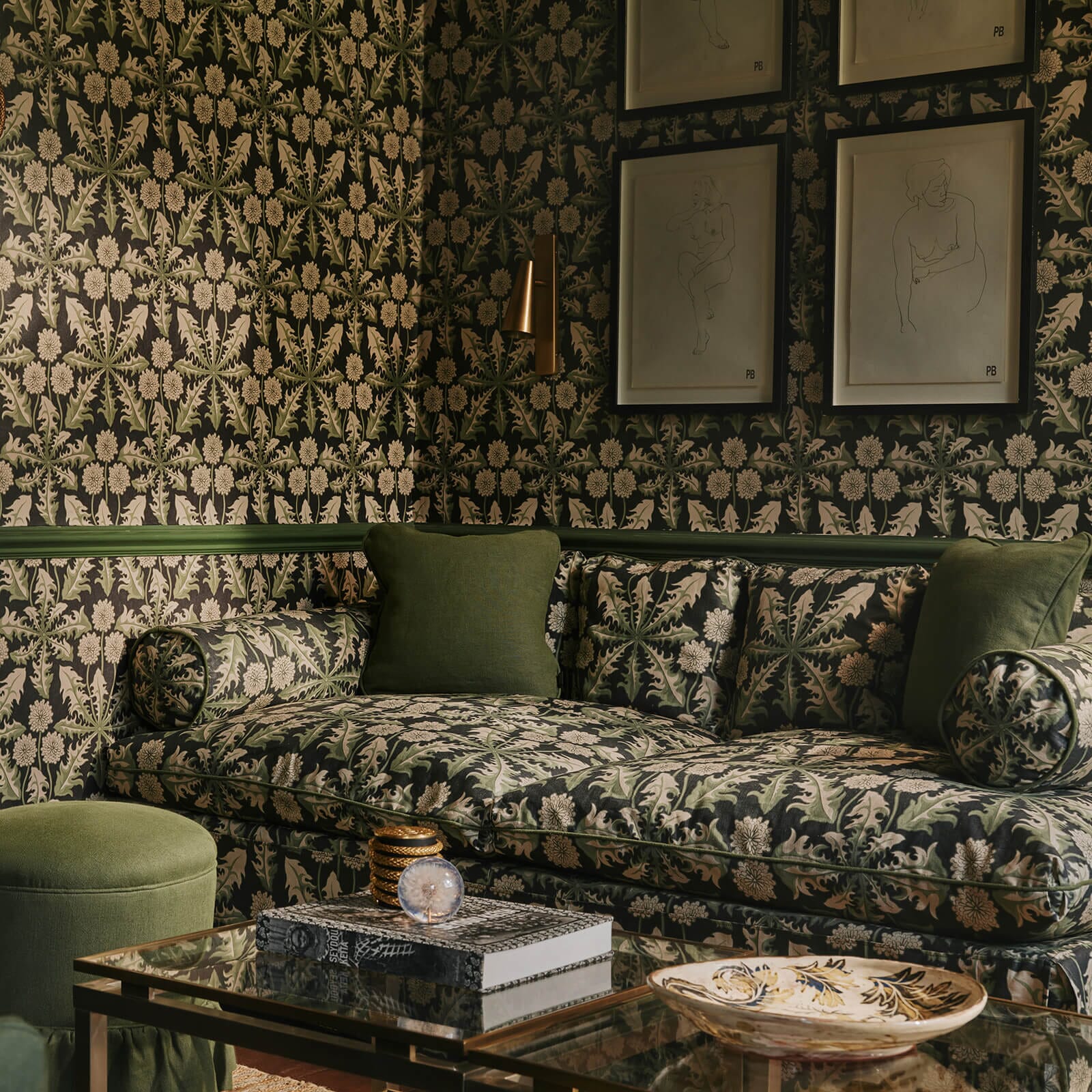 Taraxa Wallpaper - Noir - House of Hackney - 1-WA-TXA-DI-NOI-XXX