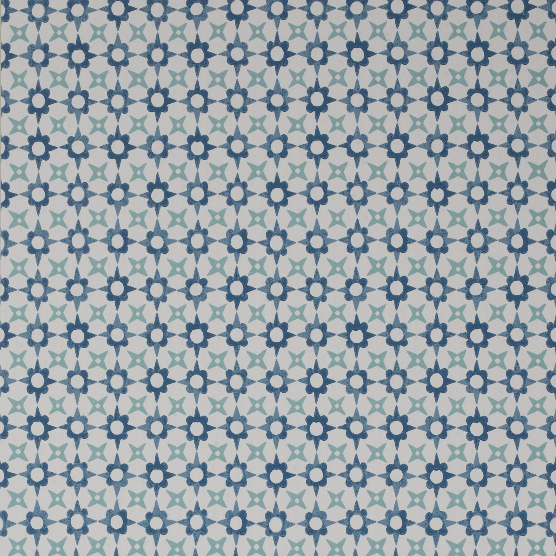 Tassi Wallpaper - Blue - J175W - 06 - Jane Churchill