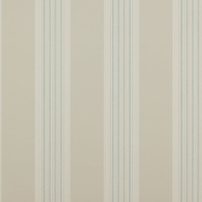 Tealby Stripe Wallpaper - Beige/Blue - Colefax & Fowler - 07991/02 - Premier Wallcovering