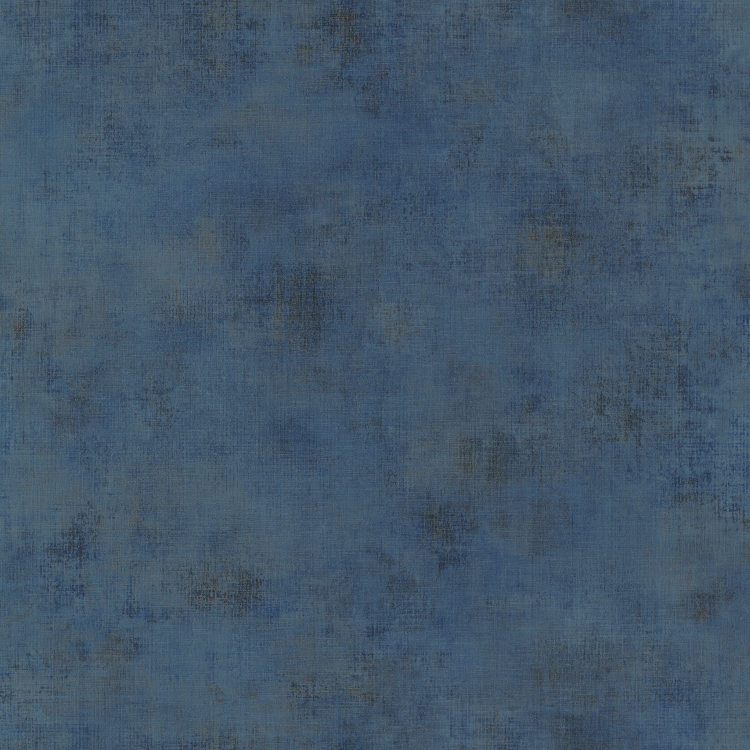 Telas 2 Uni Metalises Wallpaper - Bleu - Caselio - 102076336
