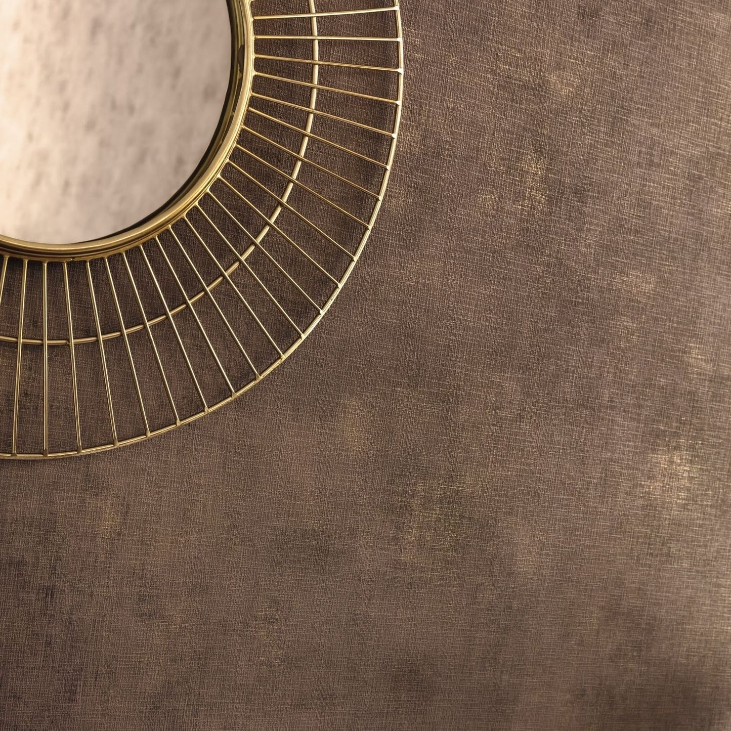 Telas 2 Uni Metalises Wallpaper - Marron - Caselio - 102072131