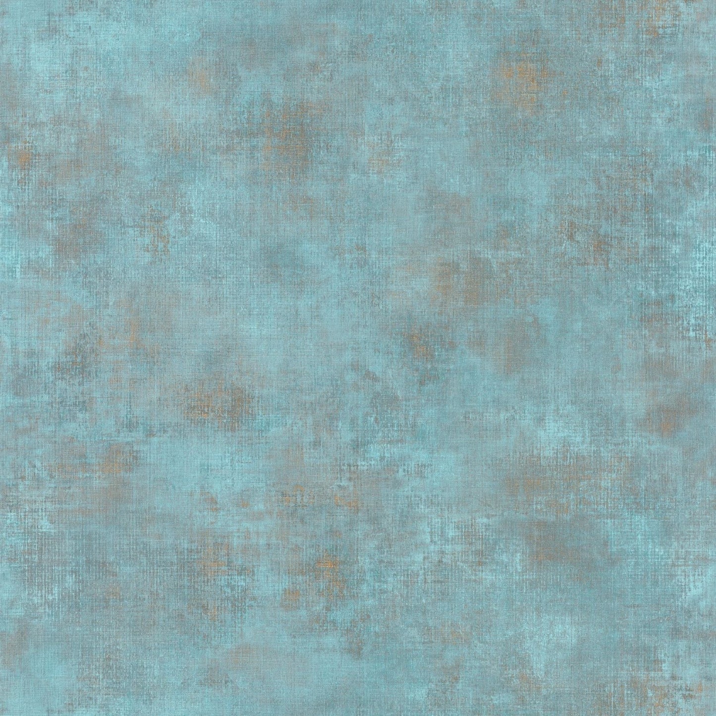 Telas 2 Uni Metalises Wallpaper - Turquoise - Caselio - 102076299