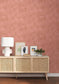 Telas 2 Uni Metalises Wallpaper - Peche - Caselio - 102074028