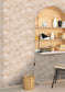 Telas 2 Uni Metalises Wallpaper - Blanc Or - Caselio - 102070120