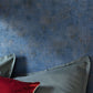 Telas 2 Uni Metalises Wallpaper - Bleu - Caselio - 102076336