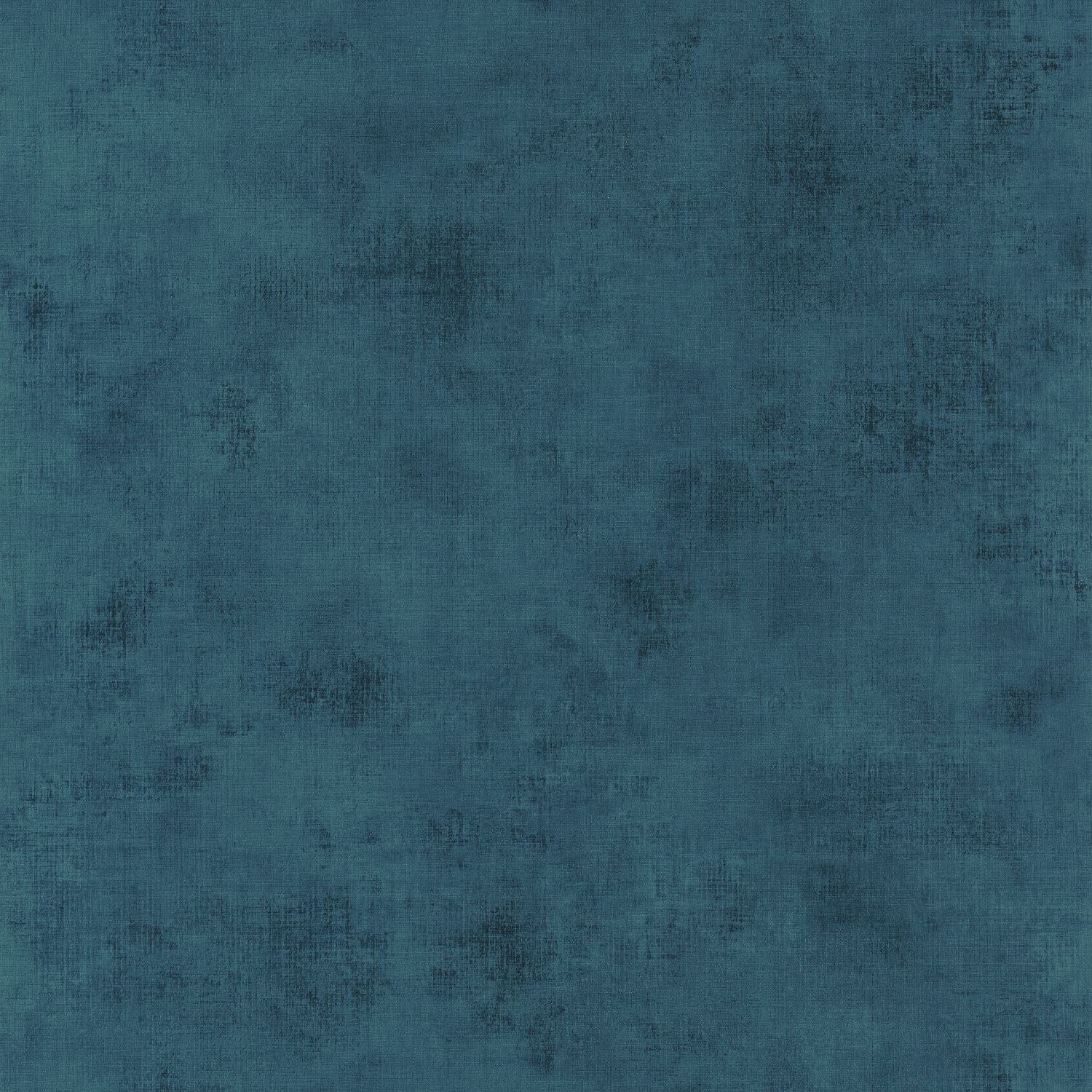 Telas 2 Uni Wallpaper - Bleu Paon - Caselio - 102066563