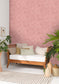 Telas 2 Uni Wallpaper - Rose Blush - Caselio - 102064050