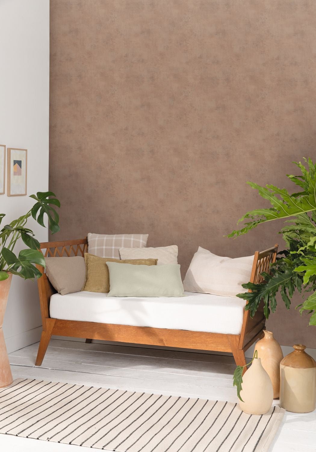 Telas 2 Uni Wallpaper - Amande - Caselio - 102062330