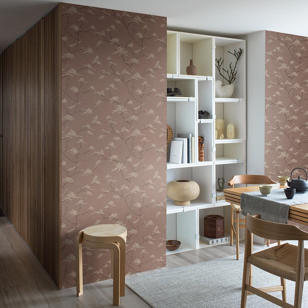 Temple Tree Wallpaper - Rust - Boråstapeter - 3102 - Premier Wallcovering
