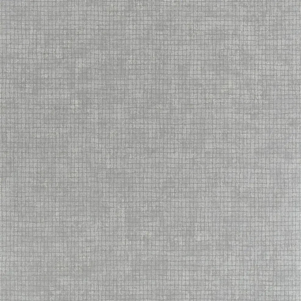Tesserae Wallpaper - Silver - P596/05 - Designers Guild
