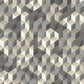 Tetrimino Perception Wallpaper - Noir Graphite - Casadeco - 86489509 - Premier Wallcovering