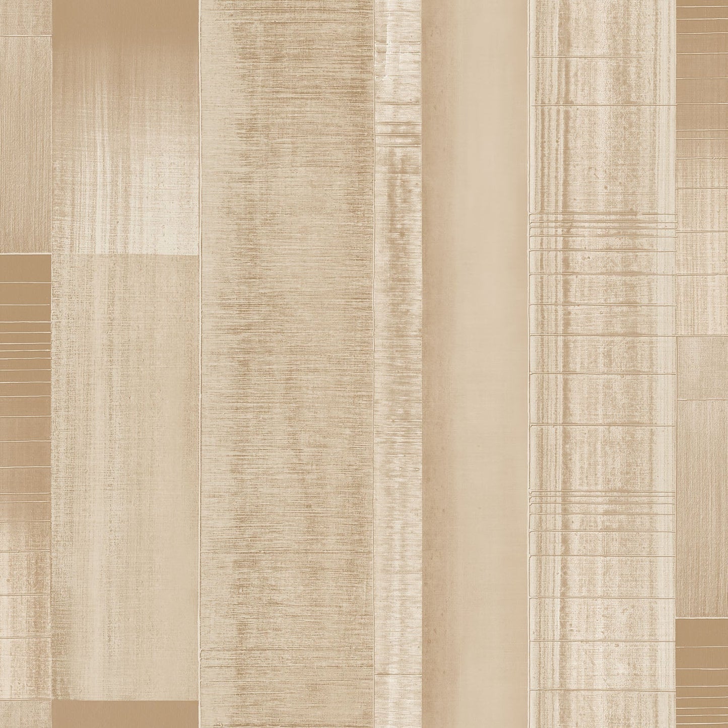 Texstyle Agen Stripe Wallpaper - Beige / Metallic Ink - Galerie - G56570 - Premier Wallcovering
