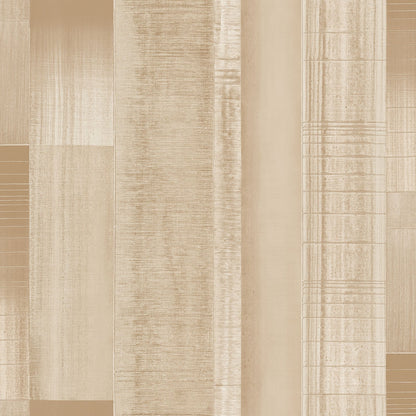 Texstyle Agen Stripe Wallpaper - Beige / Metallic Ink - Galerie - G56570 - Premier Wallcovering