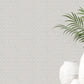 Texstyle Block Flock Wallpaper - Mint / Off - Galerie - G56581 - Premier Wallcovering