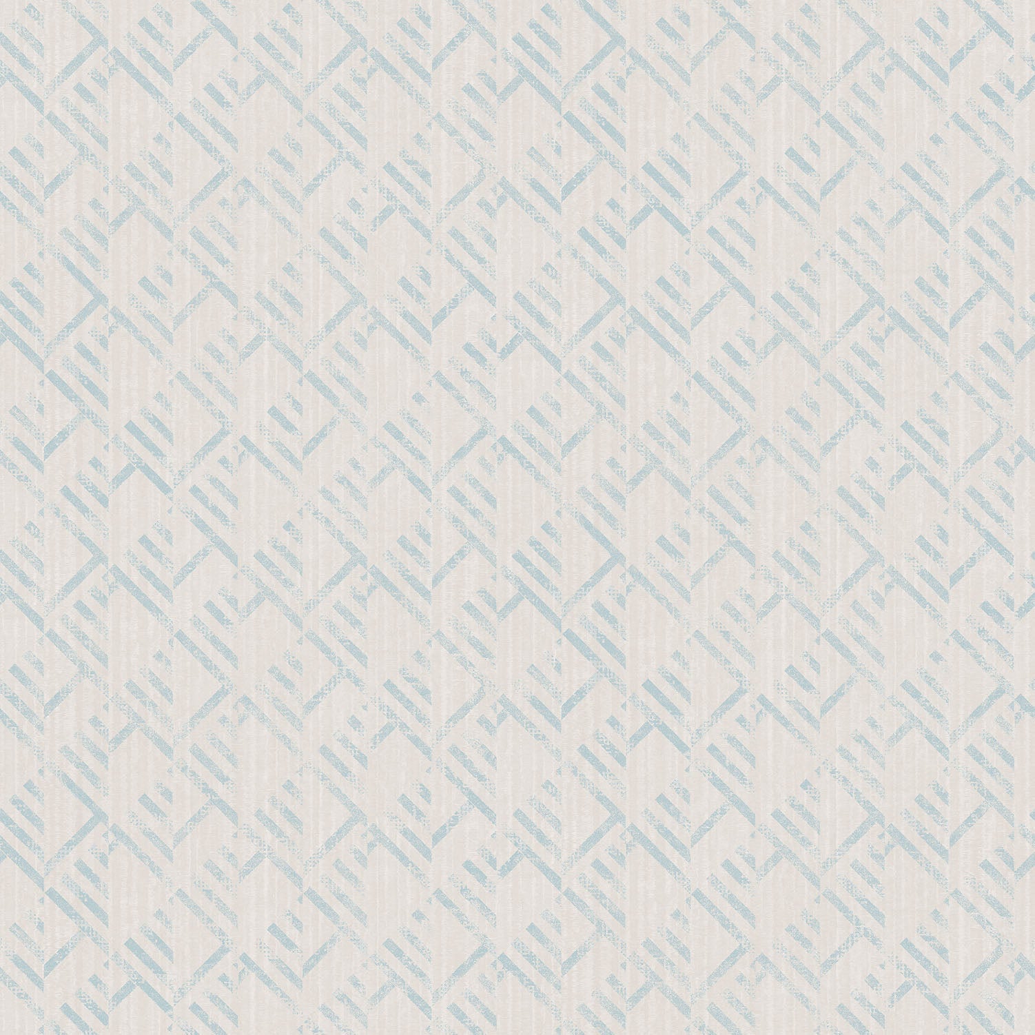 Texstyle Block Flock Wallpaper - Mint / Off - Galerie - G56581 - Premier Wallcovering