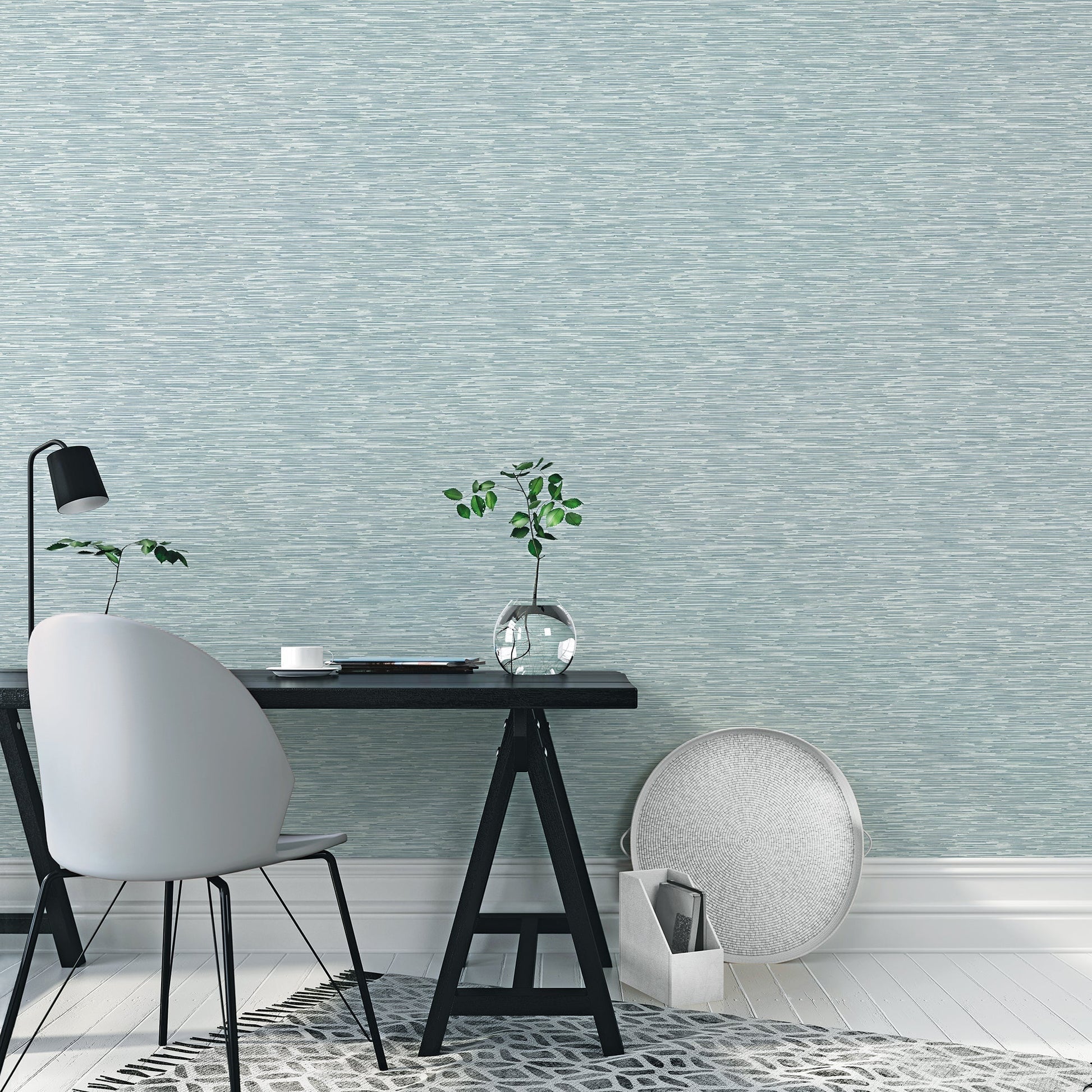 Texstyle Bronze Effect Wallpaper - Green - Galerie - G56586 - Premier Wallcovering