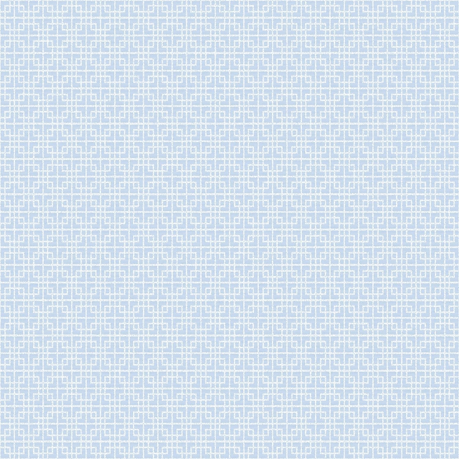 Texstyle Greek Key Texture Wallpaper - Blue / Metallic Ink - Galerie - G56595 - Premier Wallcovering