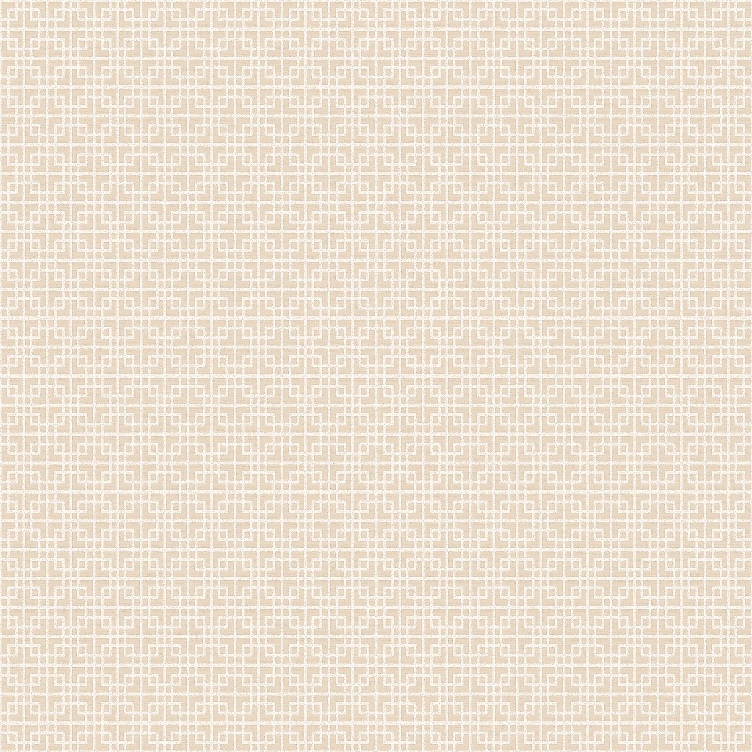 Texstyle Greek Key Texture Wallpaper - Beige / Metallic Ink - Galerie - G56593 - Premier Wallcovering