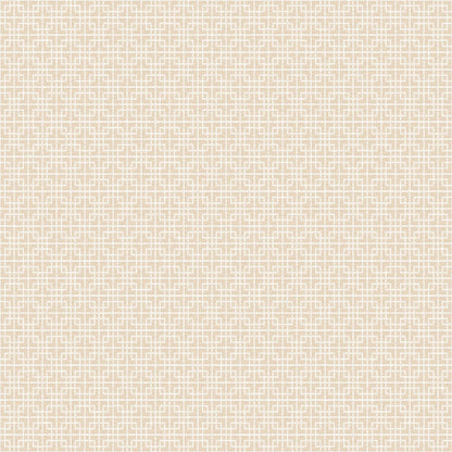 Texstyle Greek Key Texture Wallpaper - Beige / Metallic Ink - Galerie - G56593 - Premier Wallcovering