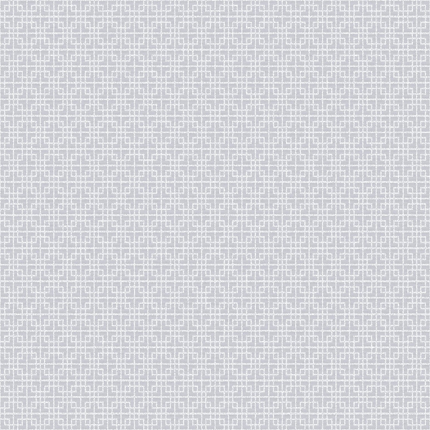 Texstyle Greek Key Texture Wallpaper - Silver Metallic - Galerie - G56598 - Premier Wallcovering