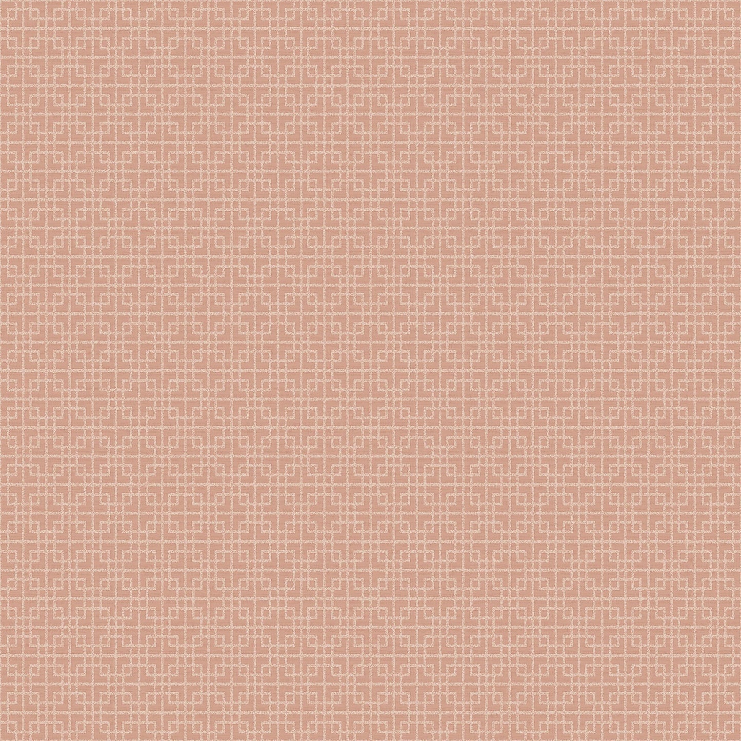 Texstyle Greek Key Texture Wallpaper - Terracotta / Rose Gold - Galerie - G56599 - Premier Wallcovering