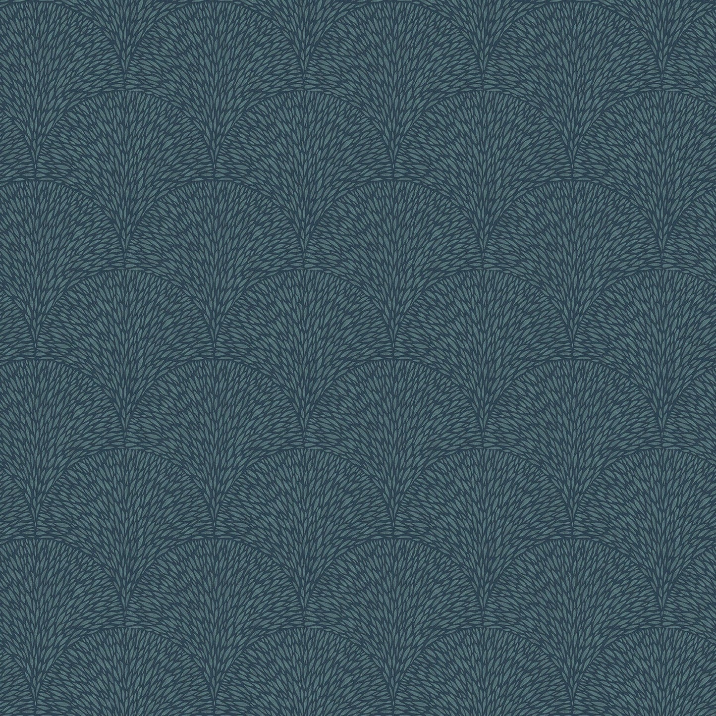 Texstyle Hedgehog Wallpaper - Turquoise / Navy - Galerie - G56610 - Premier Wallcovering