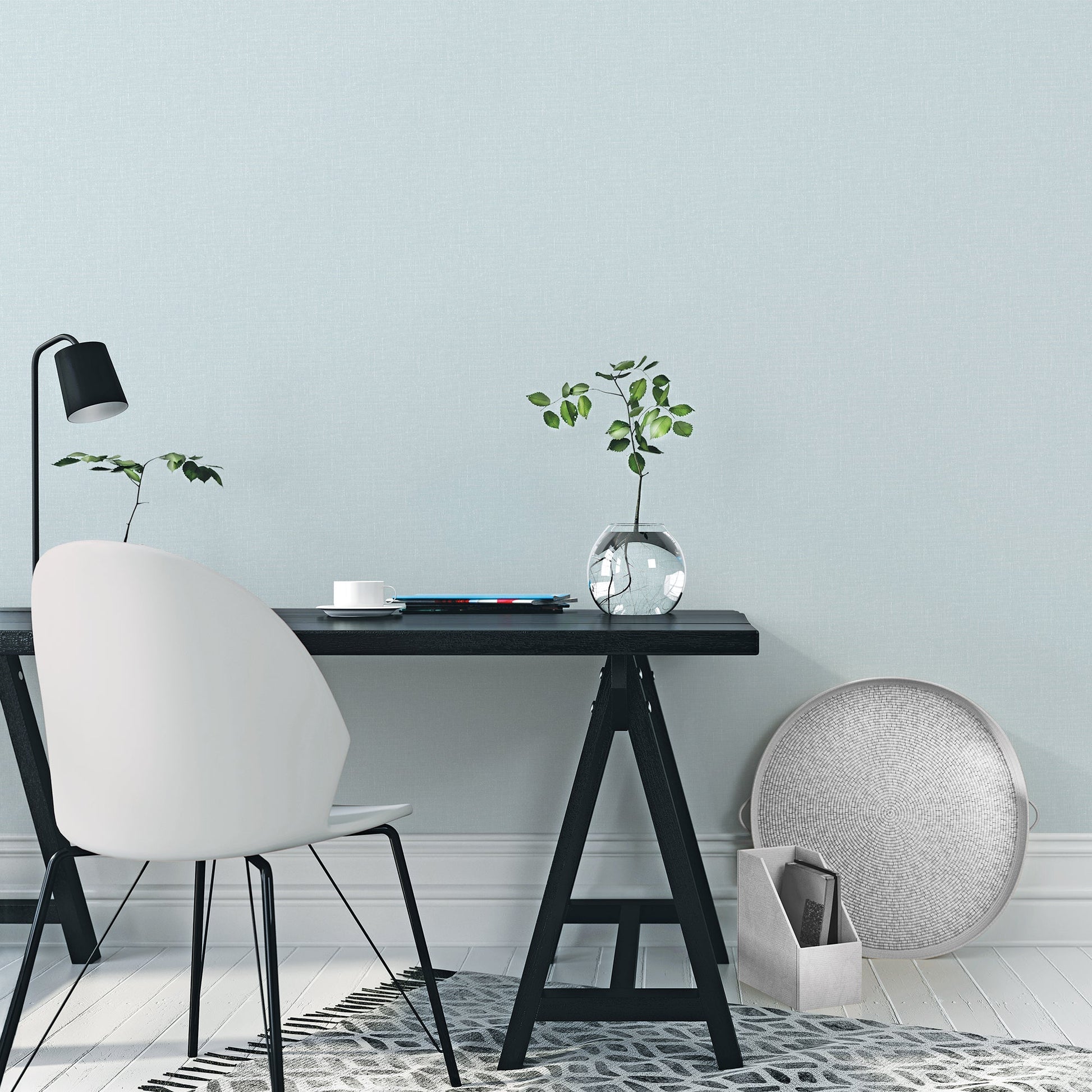 Texstyle Hex Texture Wallpaper - Mint / Mica - Galerie - G56618 - Premier Wallcovering