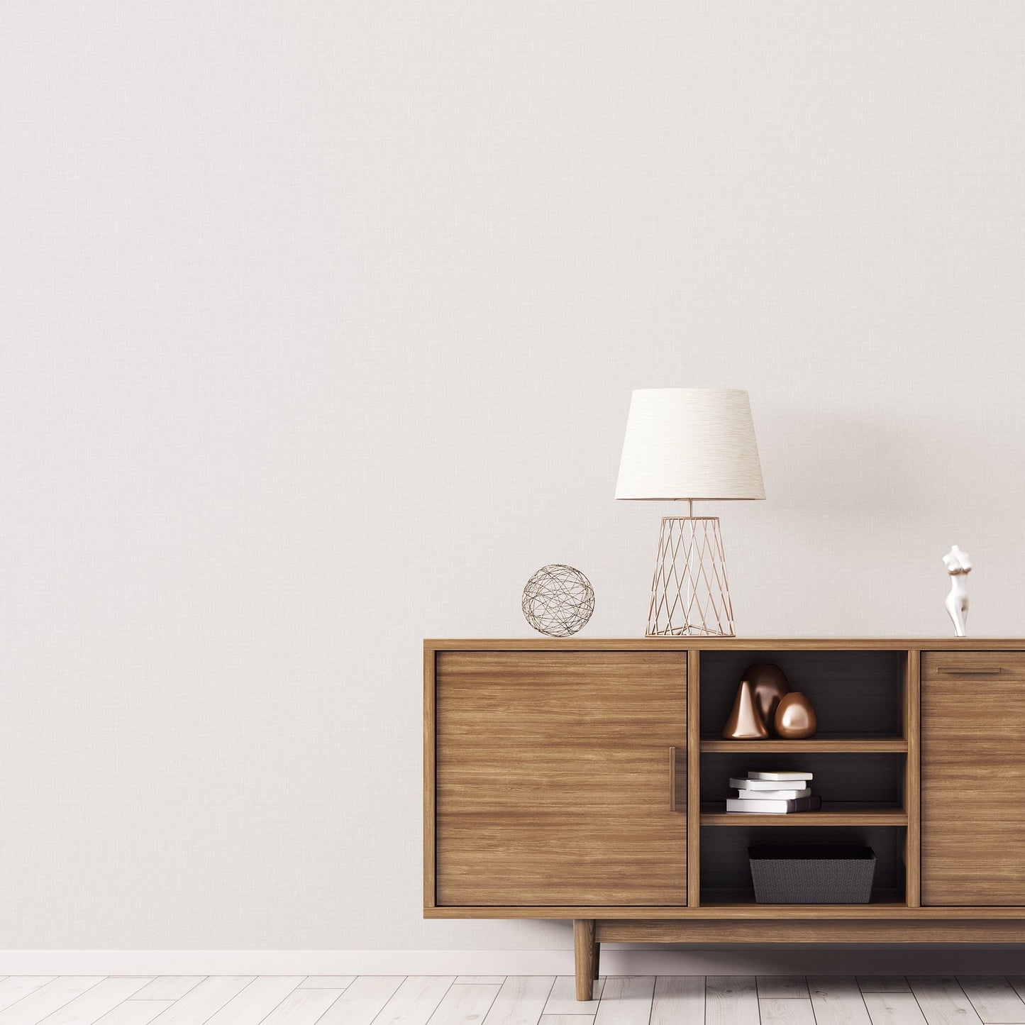 Texstyle Hex Texture Wallpaper - Warm Neutrals / Mica - Galerie - G56622 - Premier Wallcovering