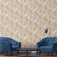 Texstyle Shape Shifter Wallpaper - Beige / Metallic ink - Galerie - G56623 - Premier Wallcovering
