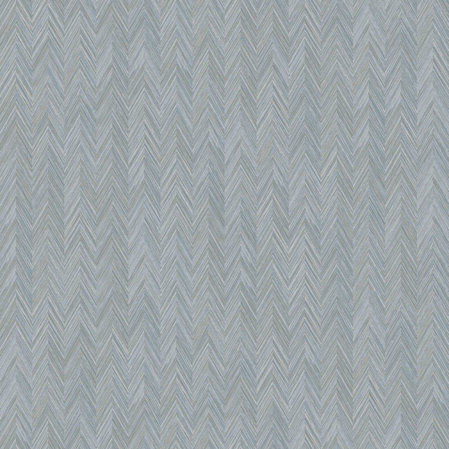 Texture FX Chevron Wallpaper - Blue / Silver - Galerie - G78133 - Premier Wallcovering